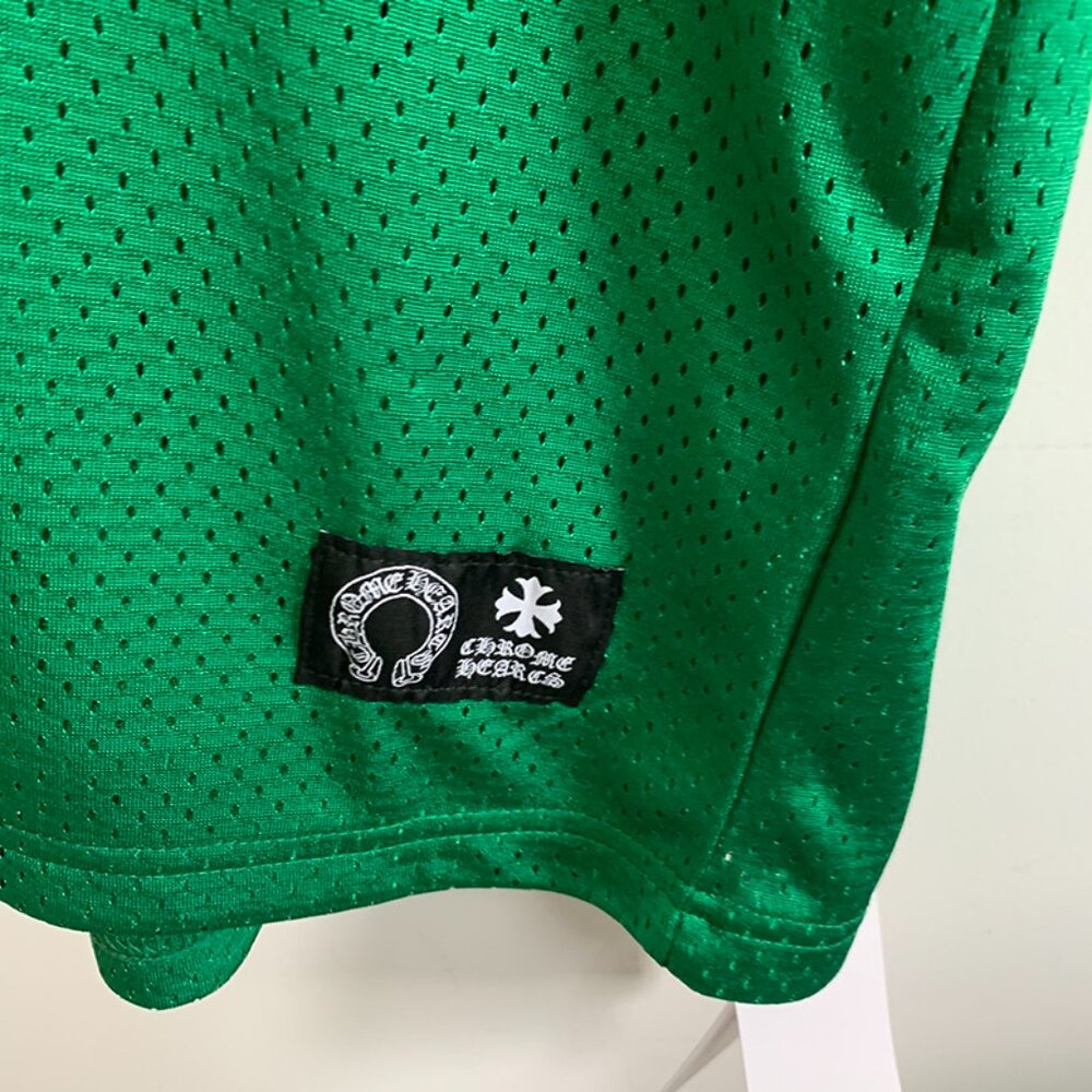 Chrome Hearts Green Short Sleeve Sports Mesh T-Shirt - Picture 6 of 8